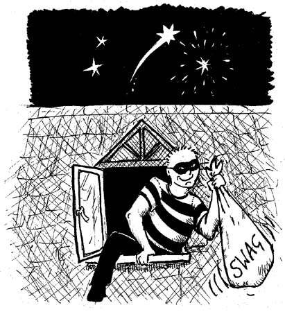 bonfire burglar