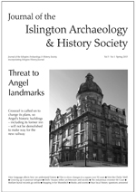 islington history                    society journal spring 2016 cover