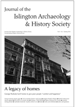 islington history                    society journal spring 2016 cover